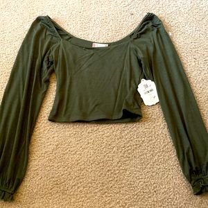 *NEVER WORN* altar’d state green top blouse